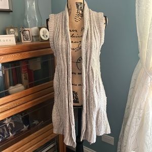 Cabi Sleeveless Long Sweater